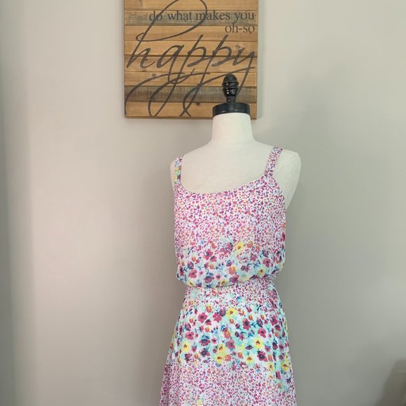 BeBop Multi Colored Floral‎ Strap Dress Coastal Cowgirl - Picture 10 of 11